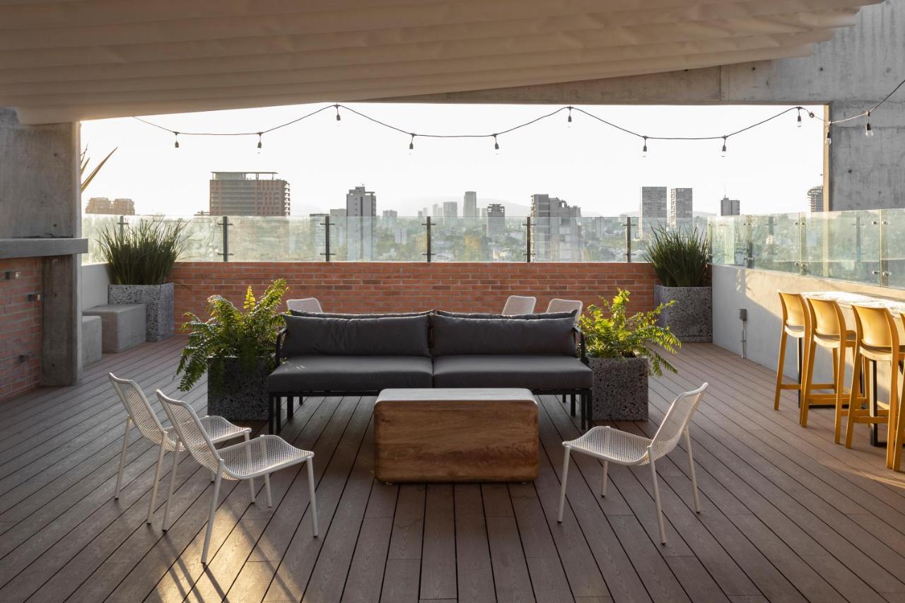 Апарт отель Tribeca Flat Witgdl Гвадалахара Экстерьер фото